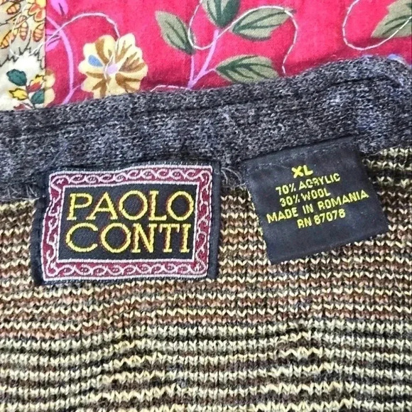Vintage Paolo Cardigan‎ sweater vest - Picture 2 of 5